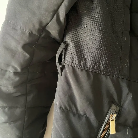 ZARA Down Feather Long Puffer Jacket Winter Trench - Picture 6 of 11